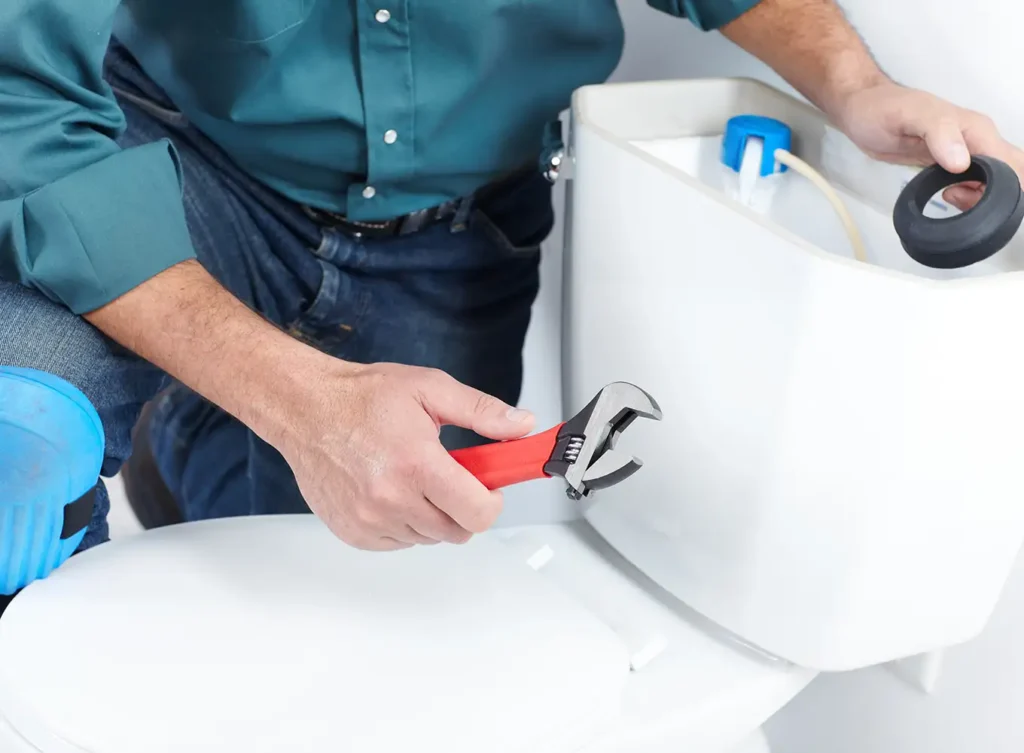 toilet repair plumber alton illinois